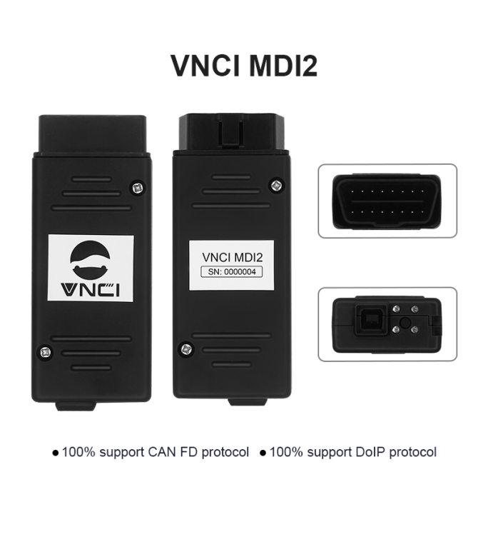 VNCI MDI2 Multiple Diagnostic Interface Scanner, Supports USB/WiFi/WLAN connection and compatible with all G-M Software, CAN FD Protocol