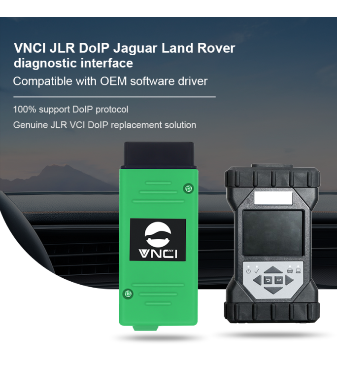 VNCI JLR DoIP diagnostic scanner for Jaguar/LandRover compatible with SDD/Pathfinder/TOPix software dirver