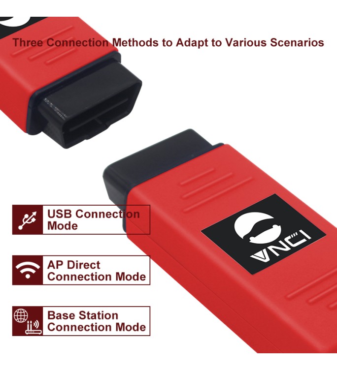 VNCI 6154A diagnostic scanner for VW/Audi/Skoda/Seat vehicles, compatible with origianl O-DIS driver and software.