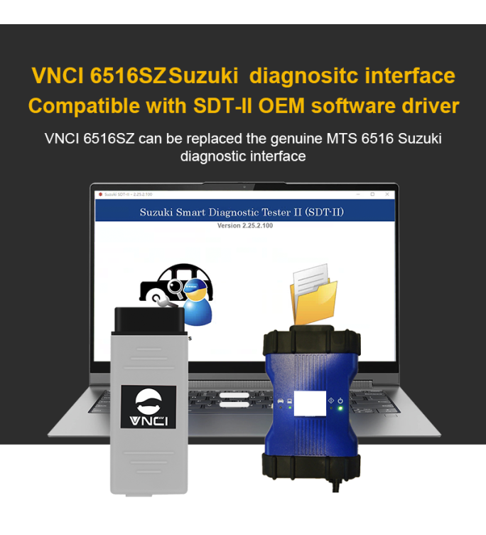 VNCI MDI2 Multiple Diagnostic Interface Scanner, Supports USB/WiFi/WLAN connection and compatible with all G-M Software, CAN FD Protocol